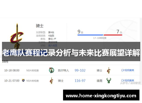 老鹰队赛程记录分析与未来比赛展望详解